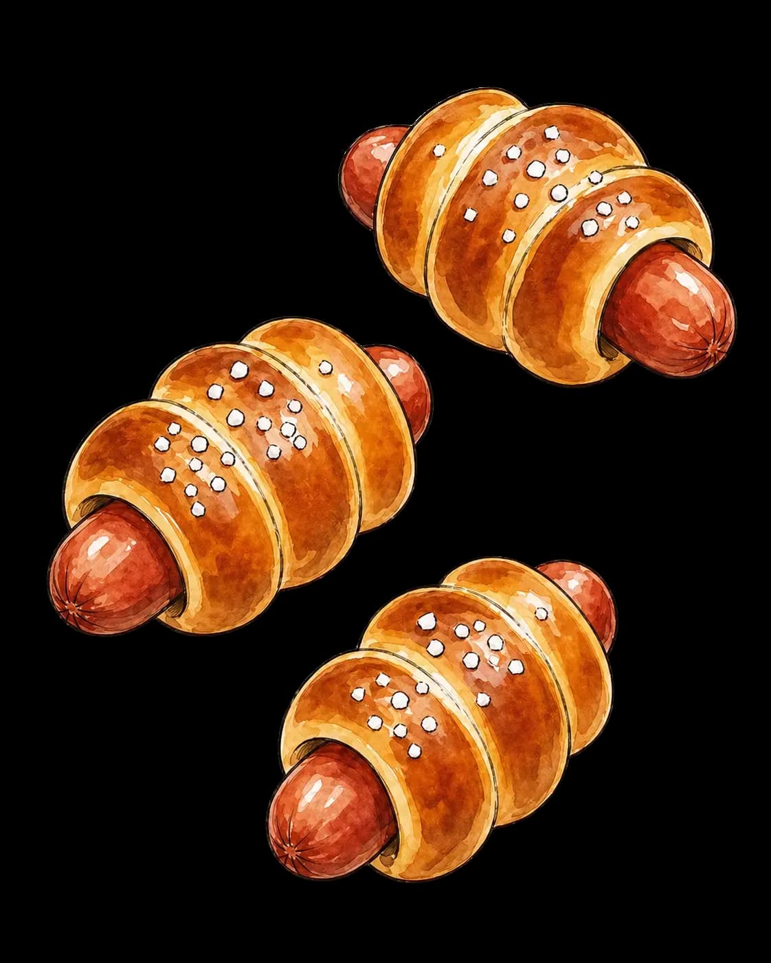 Mini Pretzel Dogs