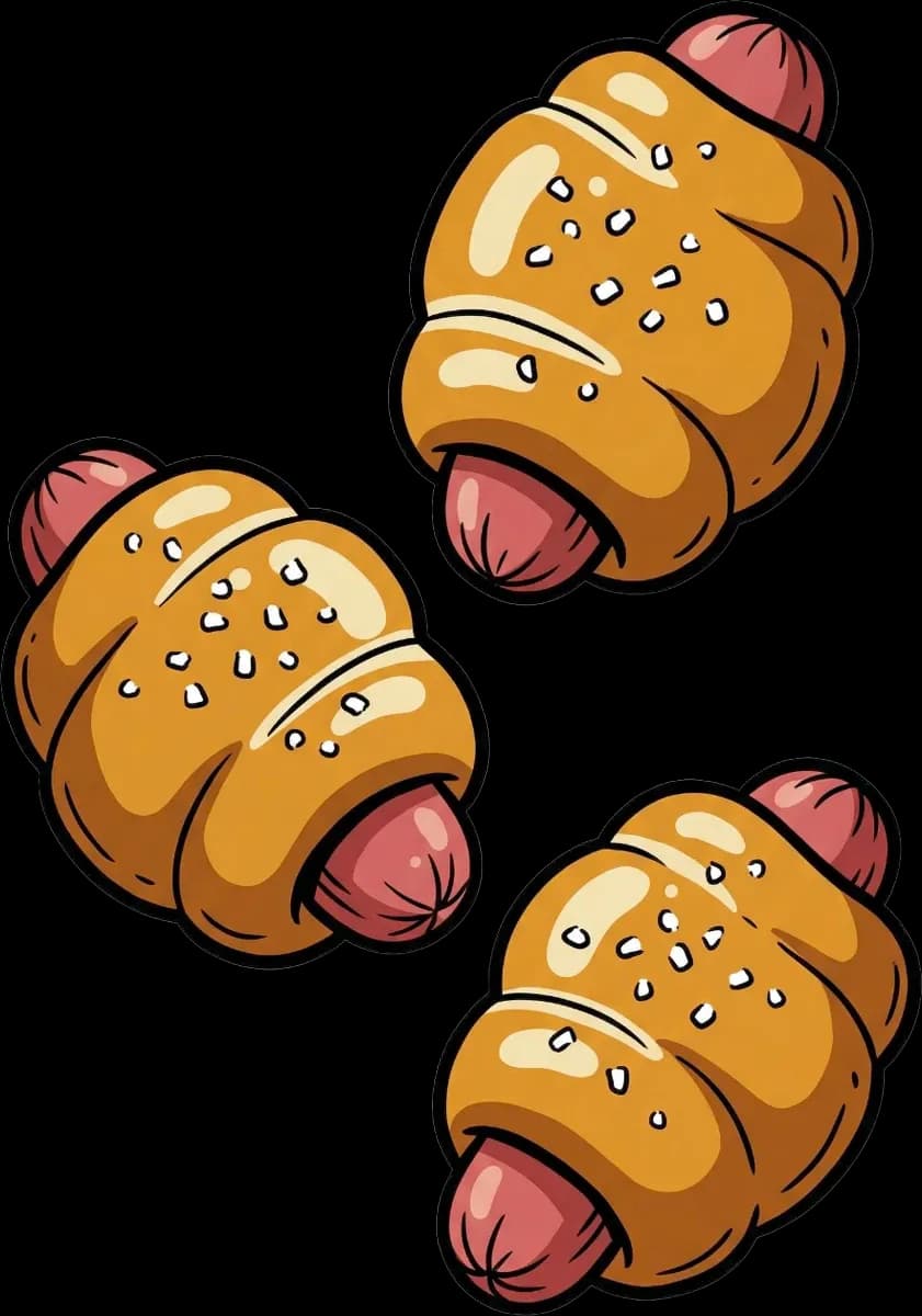 Mini Pretzel Dogs